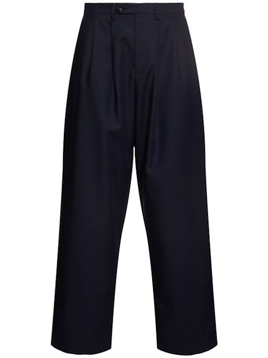Lc23: Marzotto wide pants - Navy - men_0 | Luisa Via Roma