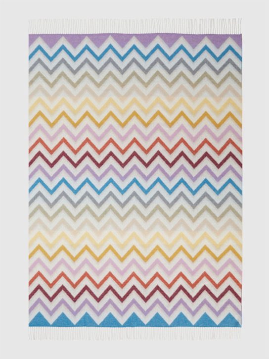 Missoni Home: Watamu fringed throw - Multicolor - ecraft_1 | Luisa Via Roma