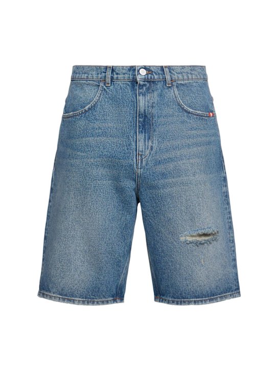 Amish: Tommy Bermuda shorts - Denim - men_0 | Luisa Via Roma