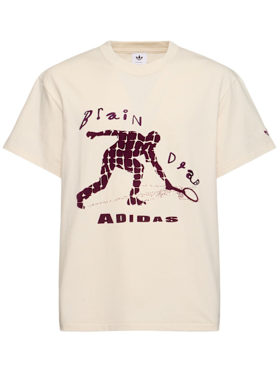 adidas Originals: Brain Dead printed cotton t-shirt - men_0 | Luisa Via Roma