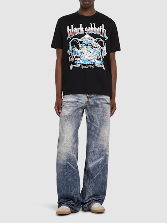 JUNYA WATANABE: Black Sabbath x Junya Watanabe t-shirt - men_1 | Luisa Via Roma