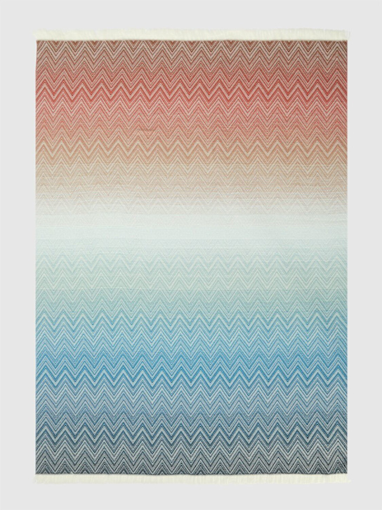 Missoni Home: Ciro fringed throw - Multicolor - ecraft_1 | Luisa Via Roma