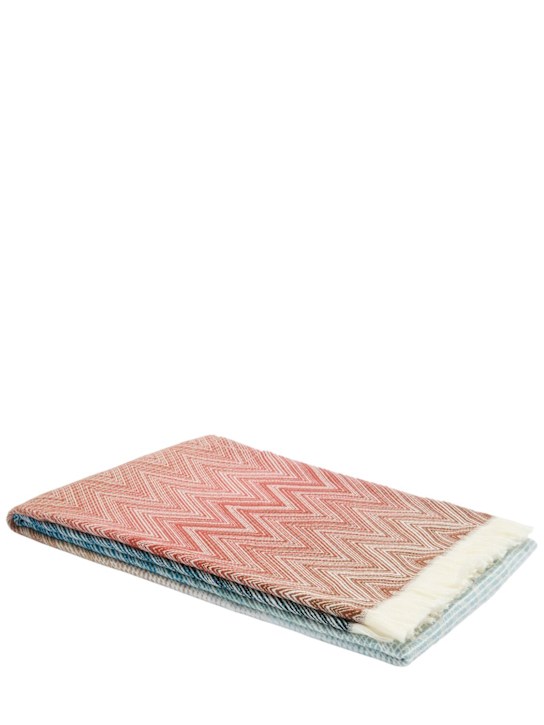Missoni Home: Ciro fringed throw - Multicolor - ecraft_0 | Luisa Via Roma