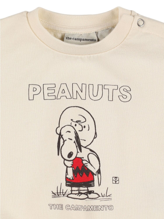 The Campamento: コットンスウェットシャツ - ホワイト/ブルー - kids-boys_1 | Luisa Via Roma