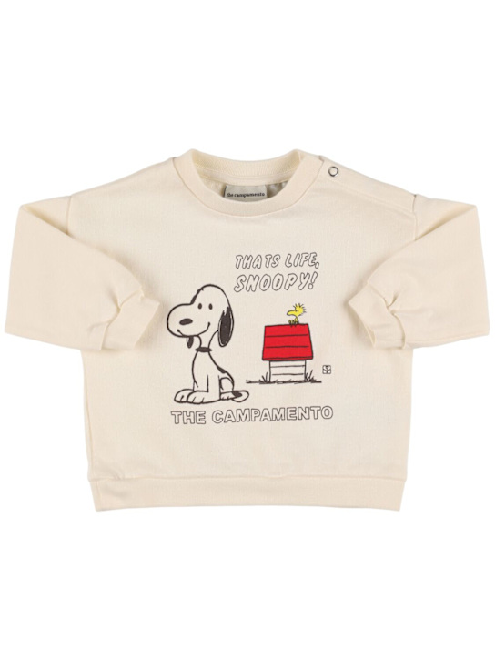 The Campamento: コットンスウェットシャツ - ホワイト - kids-boys_0 | Luisa Via Roma