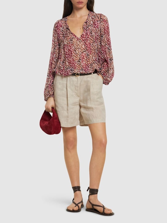 Marant Etoile: Daytonea printed viscose shirt - women_1 | Luisa Via Roma