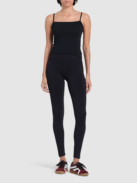 Wolford: The W Aurora shaping stretch leggings - Black - women_1 | Luisa Via Roma