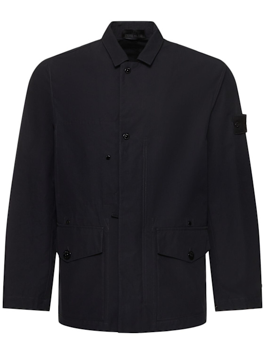 Stone Island: Ghost blazer - Black - men_0 | Luisa Via Roma