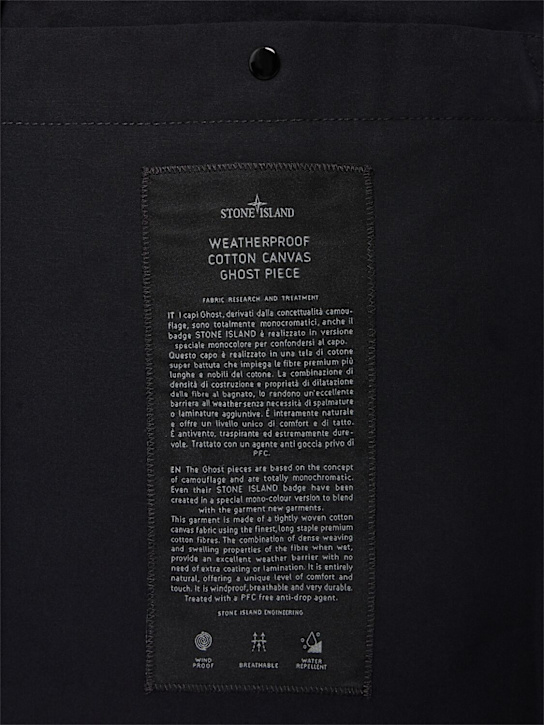 Stone Island: Ghost blazer - Black - men_5 | Luisa Via Roma