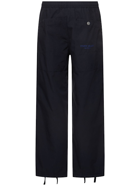 Stone Island: Marina joggers - Navy - men_3 | Luisa Via Roma
