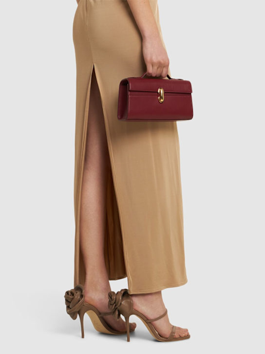 Magda Butrym: 105mm Leather flower sandals - women_1 | Luisa Via Roma