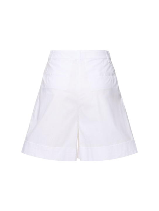MVP Wardrobe: Tessa cotton shorts - White - women_3 | Luisa Via Roma