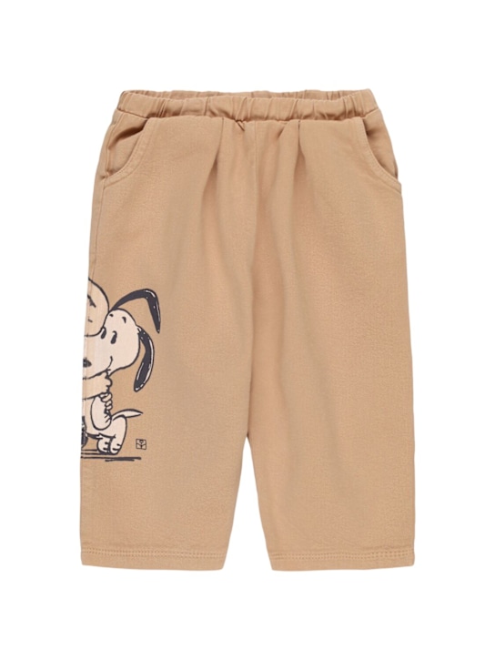 The Campamento: コットンスウェットパンツ - ブラウン - kids-girls_0 | Luisa Via Roma