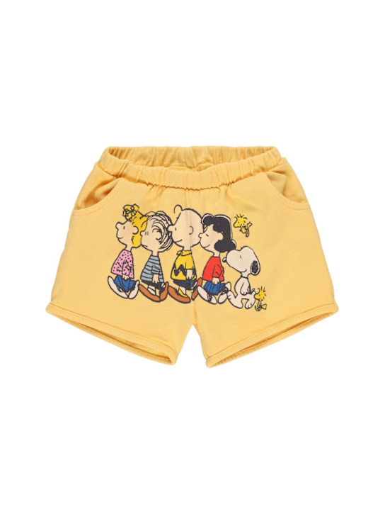 The Campamento: コットンハーフパンツ - イエロー - kids-boys_0 | Luisa Via Roma