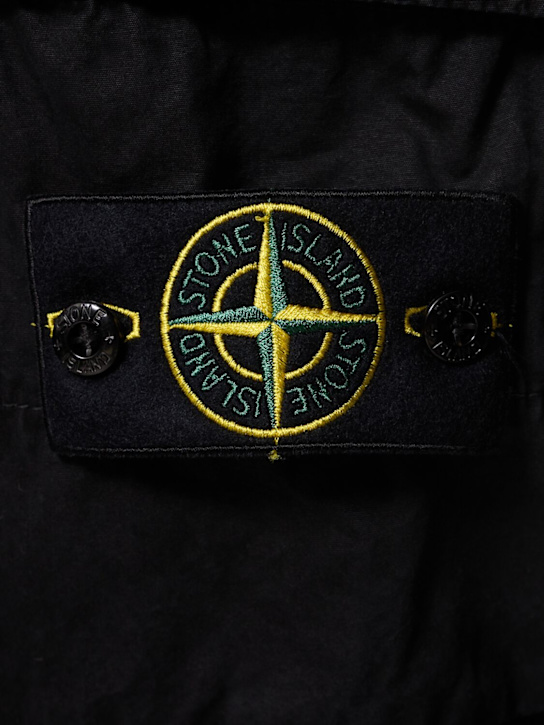 Stone Island: Slim cargo pants - Black - men_4 | Luisa Via Roma