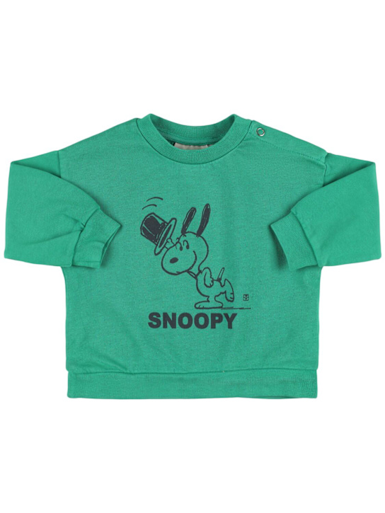 The Campamento: コットンスウェットシャツ - グリーン - kids-girls_0 | Luisa Via Roma