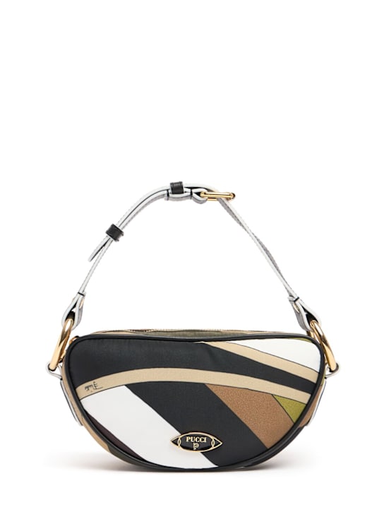 Pucci: Iride nylon top handle bag - Khaki - women_0 | Luisa Via Roma