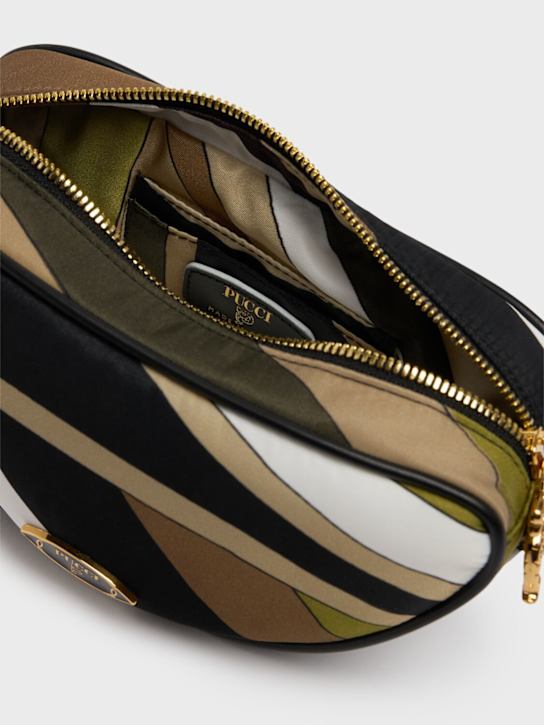 Pucci: Iride nylon top handle bag - Khaki - women_6 | Luisa Via Roma