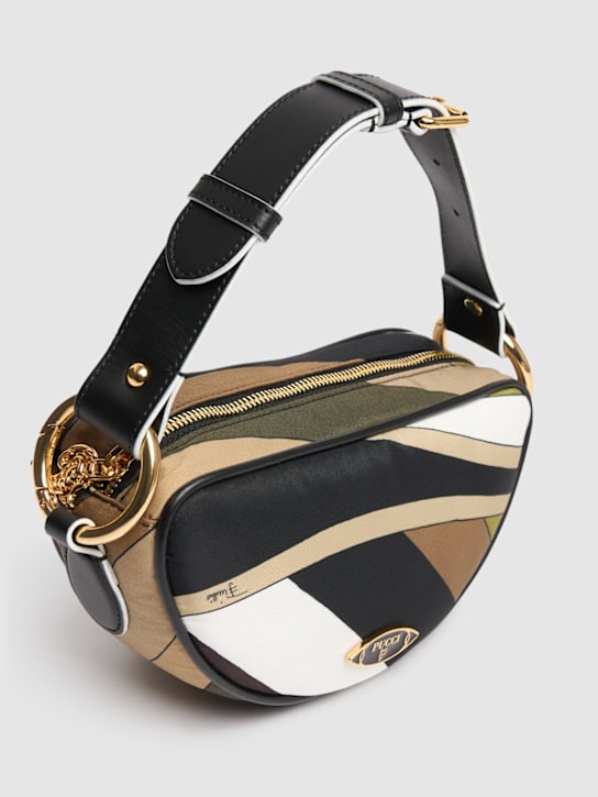 Pucci: Iride nylon top handle bag - Khaki - women_3 | Luisa Via Roma