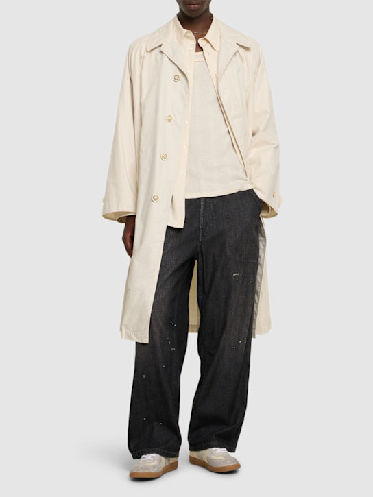 Maison Margiela: Cotton denim pants - men_1 | Luisa Via Roma