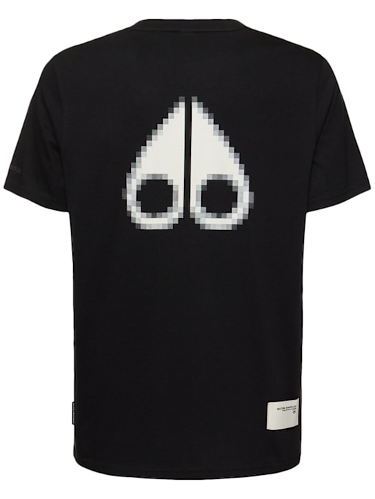 Moose Knuckles: T-shirt Milton - Nero - men_3 | Luisa Via Roma
