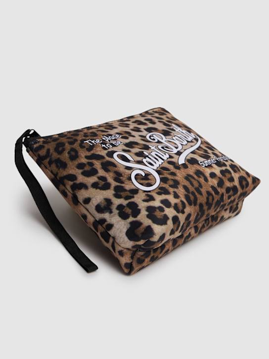 Mc2 Saint Barth: Busta leopard con logo - kids-girls_1 | Luisa Via Roma