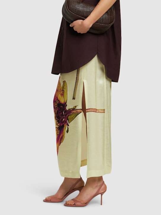 Paris Texas: 70mm Lidia leather slingback sandals - women_1 | Luisa Via Roma