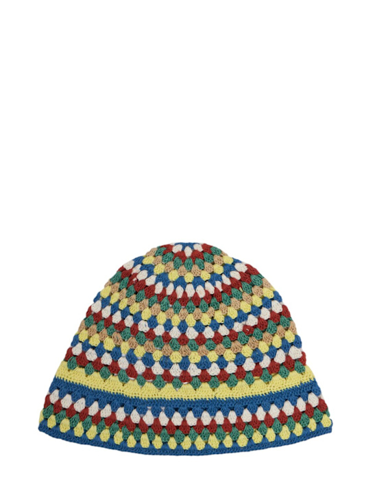 The New Society: コットンクロシェバケットハット - マルチカラー - kids-girls_0 | Luisa Via Roma