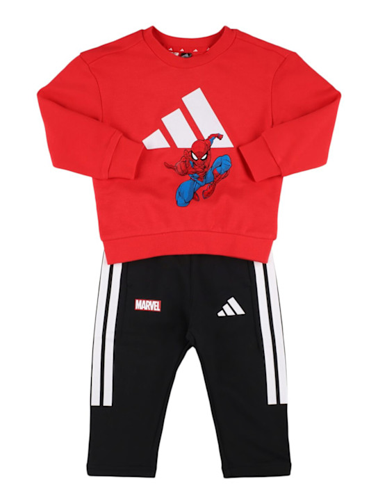adidas Originals: コットンブレンドスウェットシャツ - kids-boys_0 | Luisa Via Roma