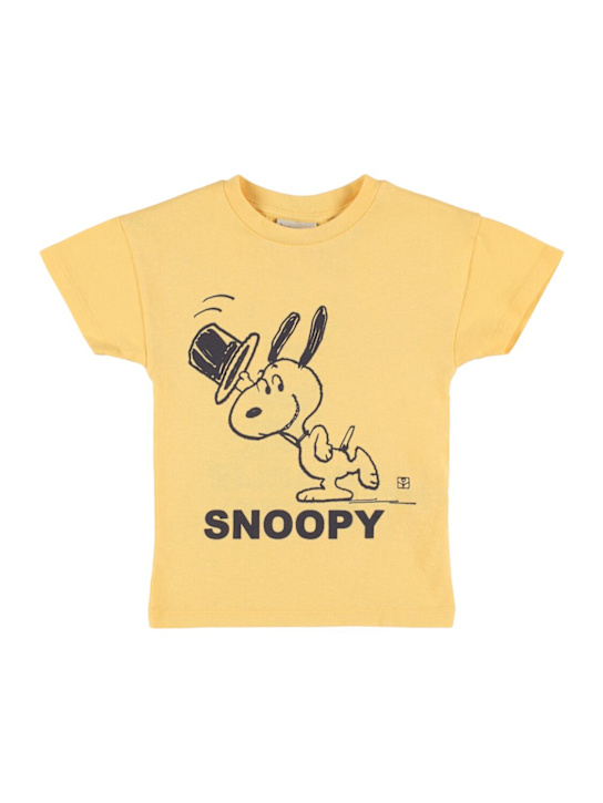 The Campamento: コットンジャージーTシャツ - イエロー - kids-boys_0 | Luisa Via Roma