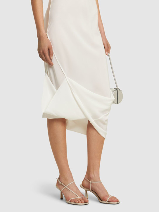 Studio Amelia: 70mm Cross Front leather sandals - women_1 | Luisa Via Roma