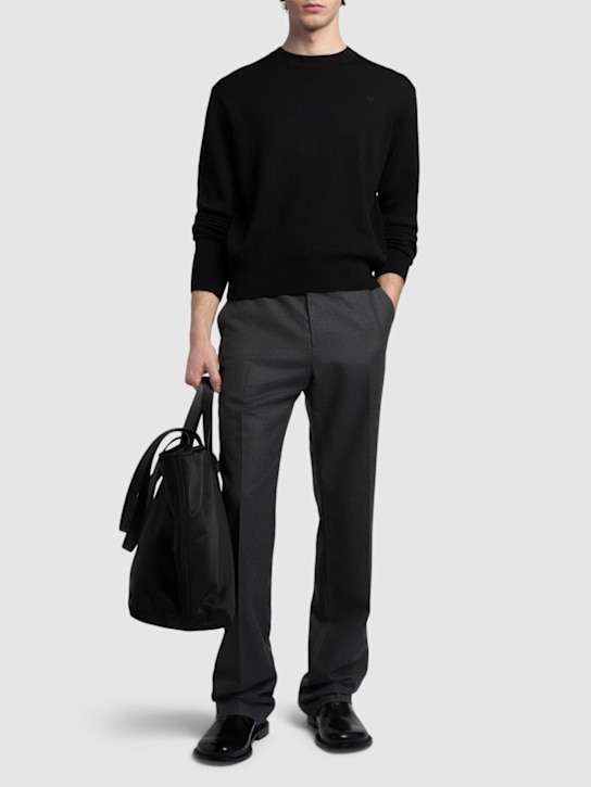 AMI Paris: ADC wool knit sweater - men_1 | Luisa Via Roma