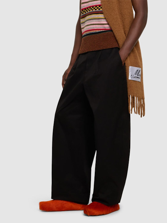 Marni: Pony skin loafers - オレンジ - men_1 | Luisa Via Roma