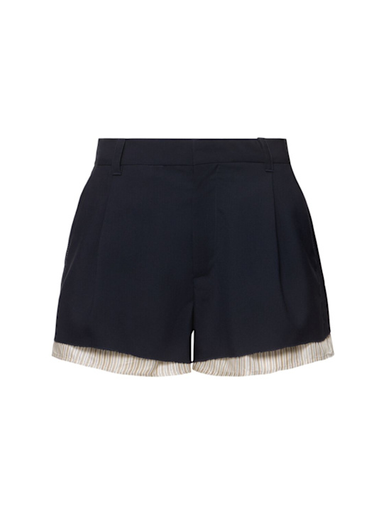 Marni: Tailoring wool shorts - women_0 | Luisa Via Roma