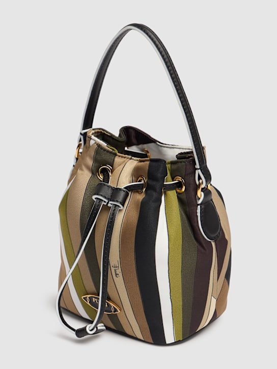 Pucci: Iride nylon bucket bag - Khaki - women_3 | Luisa Via Roma