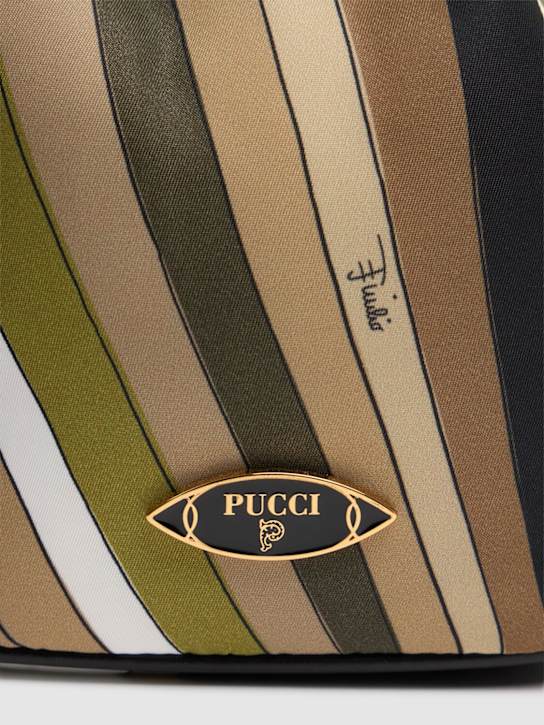 Pucci: Iride nylon bucket bag - Khaki - women_4 | Luisa Via Roma