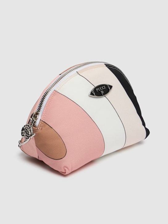 Pucci: Small nylon cosmetic bag - Nude - women_1 | Luisa Via Roma