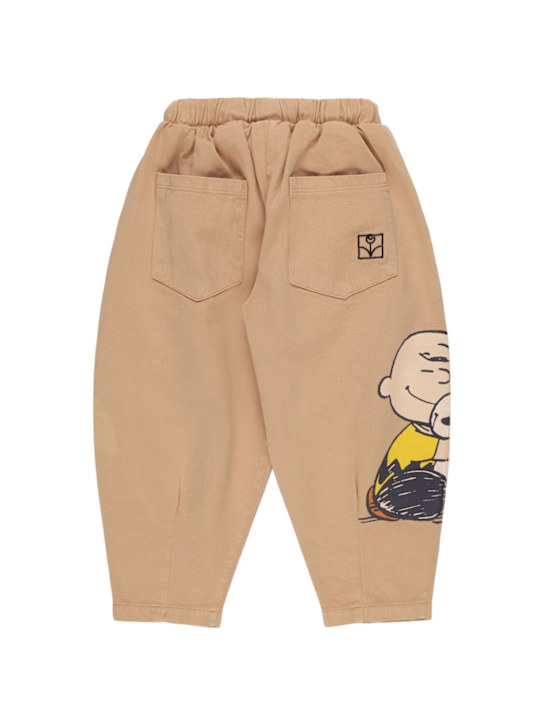 The Campamento: 印花棉质运动裤 - 棕色 - kids-boys_2 | Luisa Via Roma