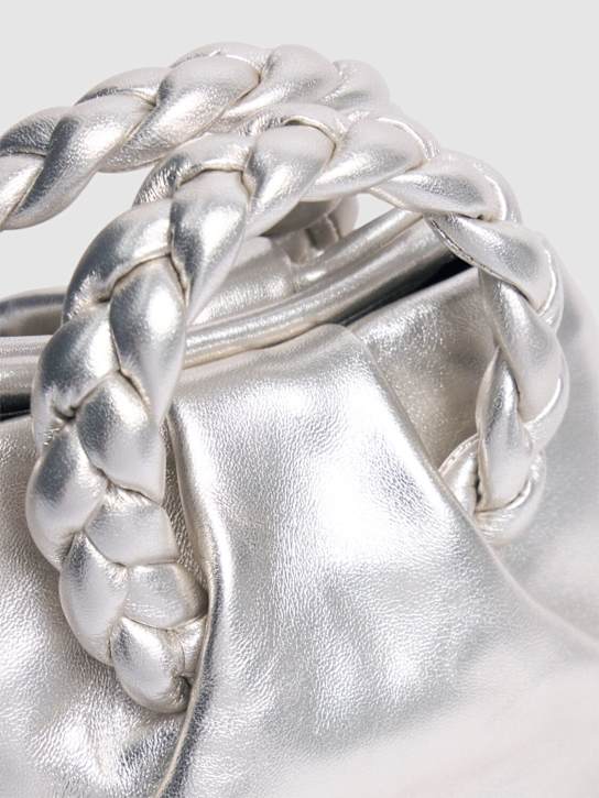 Hereu: LVR Exclusive Bombon metallic bag - Light Silver - women_4 | Luisa Via Roma
