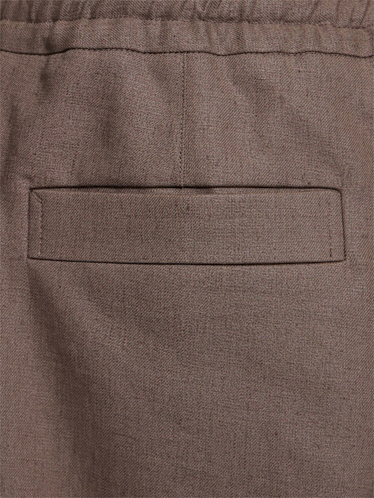 Zegna: Oasi linen pants - Faggio - men_4 | Luisa Via Roma