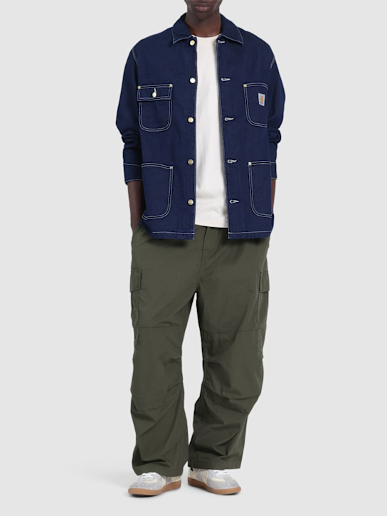 Carhartt WIP: Jet cargo pants - Turtle Rinsed - men_1 | Luisa Via Roma