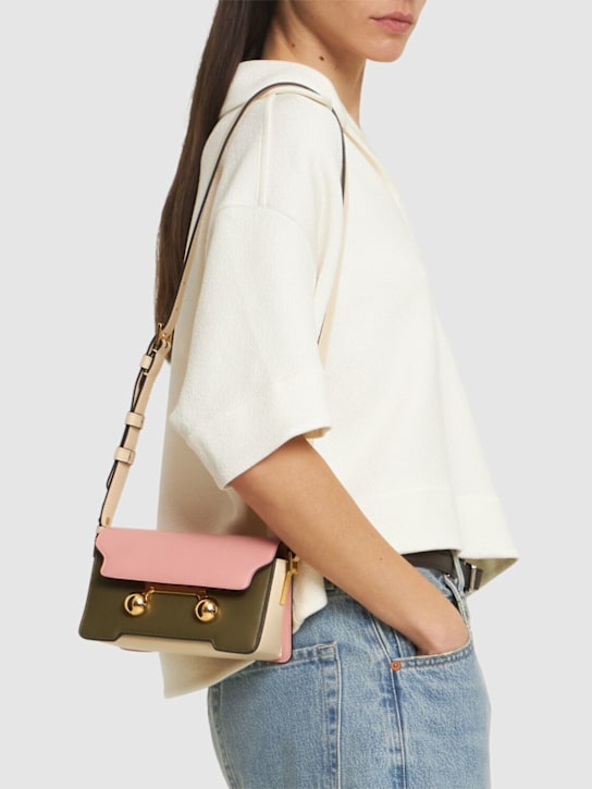 Marni: Mini Trunkaroo leather shoulder bag - women_1 | Luisa Via Roma