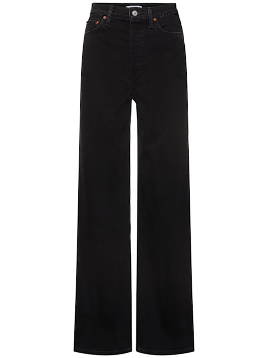 RE/DONE: 70s Ultra high rise wide leg jeans - women_0 | Luisa Via Roma