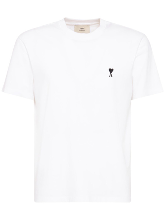 AMI Paris: ADC cotton jersey t-shirt - men_0 | Luisa Via Roma