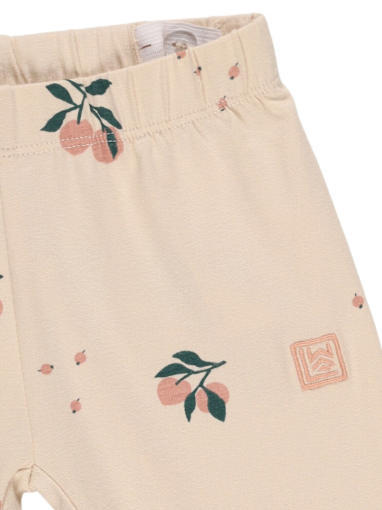 Liewood: Printed cotton blend leggings - Renkli - kids-girls_1 | Luisa Via Roma