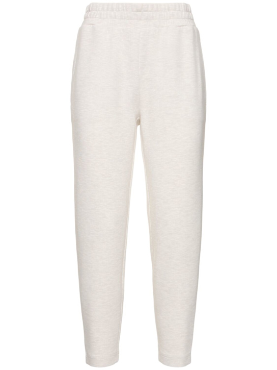 Varley: Pantaloni slim fit in misto viscosa - Beige - women_0 | Luisa Via Roma