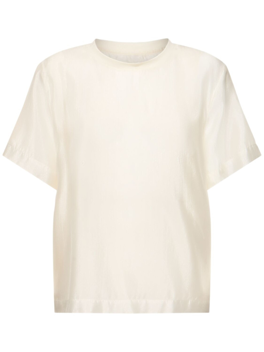 The Garment: Gilian sheer viscose blend  t-shirt - women_0 | Luisa Via Roma