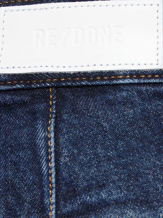 RE/DONE: The Westley rinsed denim jeans - Blue - women_4 | Luisa Via Roma