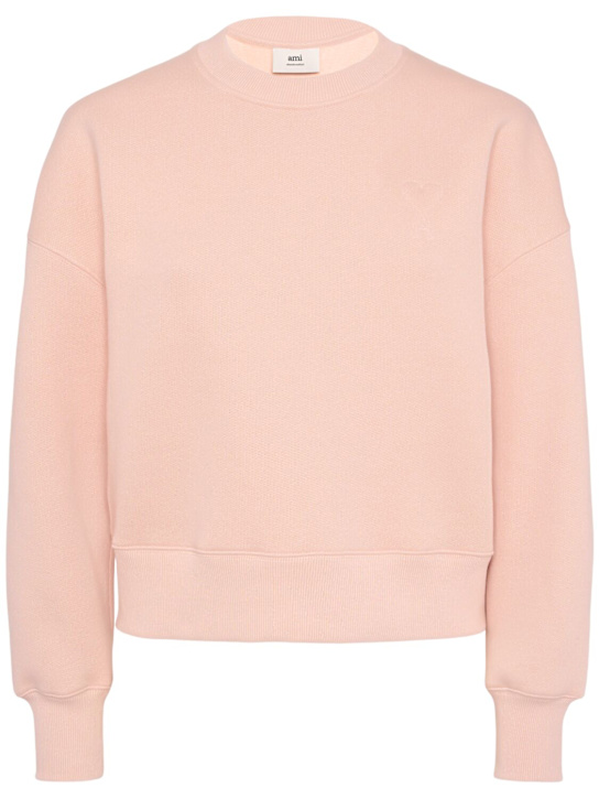 AMI Paris: ADC embossed sweatshirt - men_0 | Luisa Via Roma