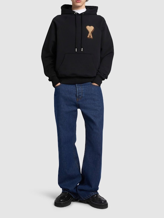 AMI Paris: ADC logo patch hoodie - men_1 | Luisa Via Roma
